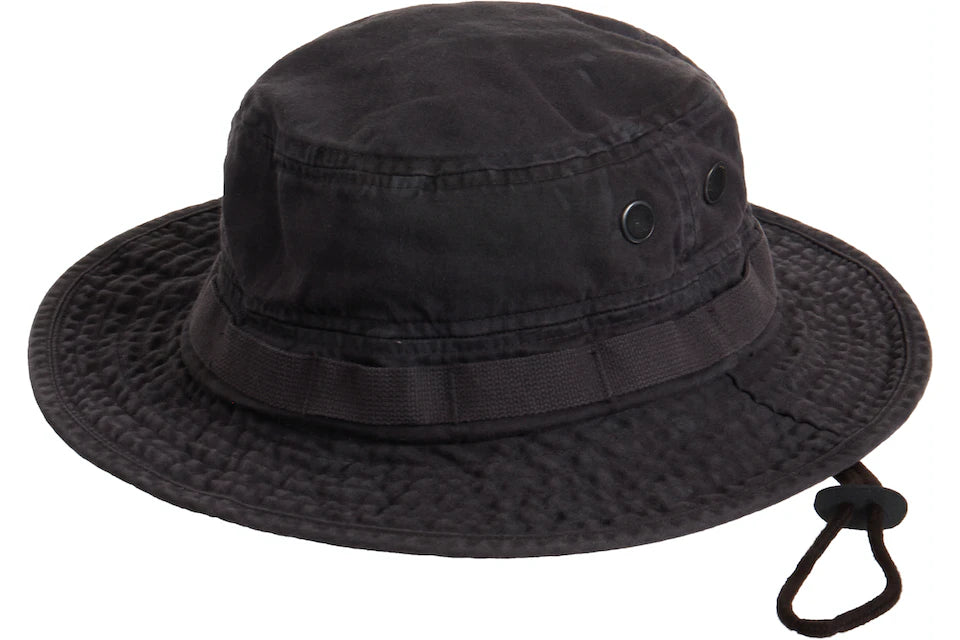 Supreme Overdyed Camo Boonie Black