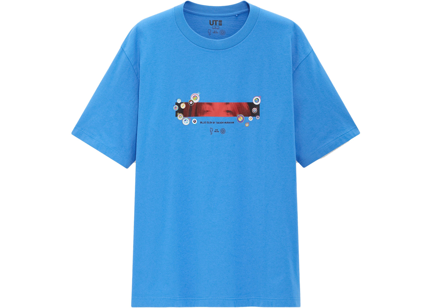 Billie Eilish Eyes T-Shirt (Asia Mens Sizing) Blue