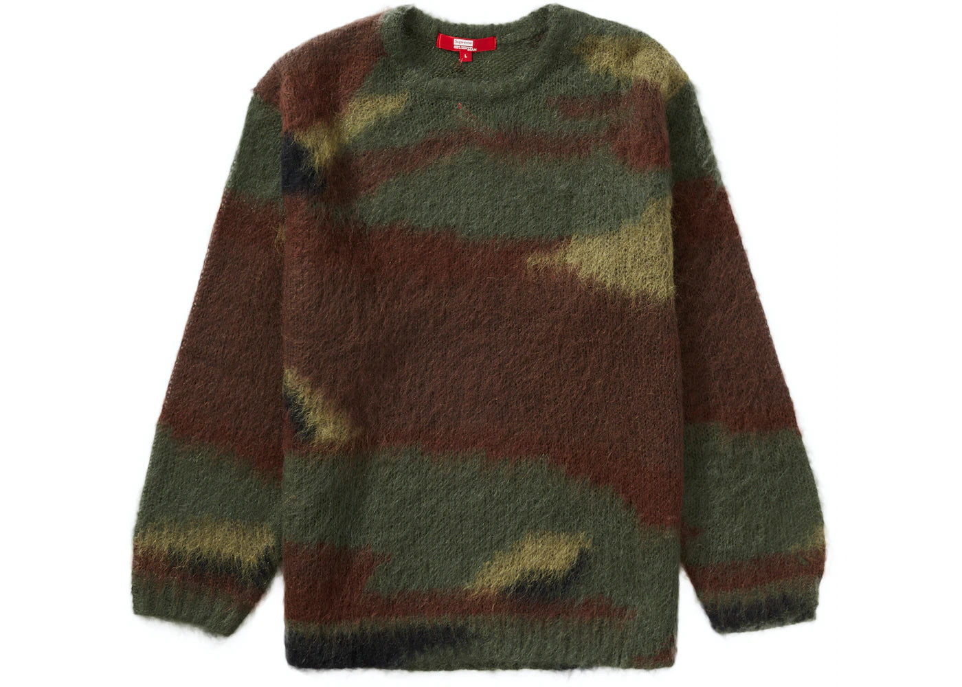 Supreme JUNYA WATANABE CDG MAN Brushed Camo Sweater Olive – Mood