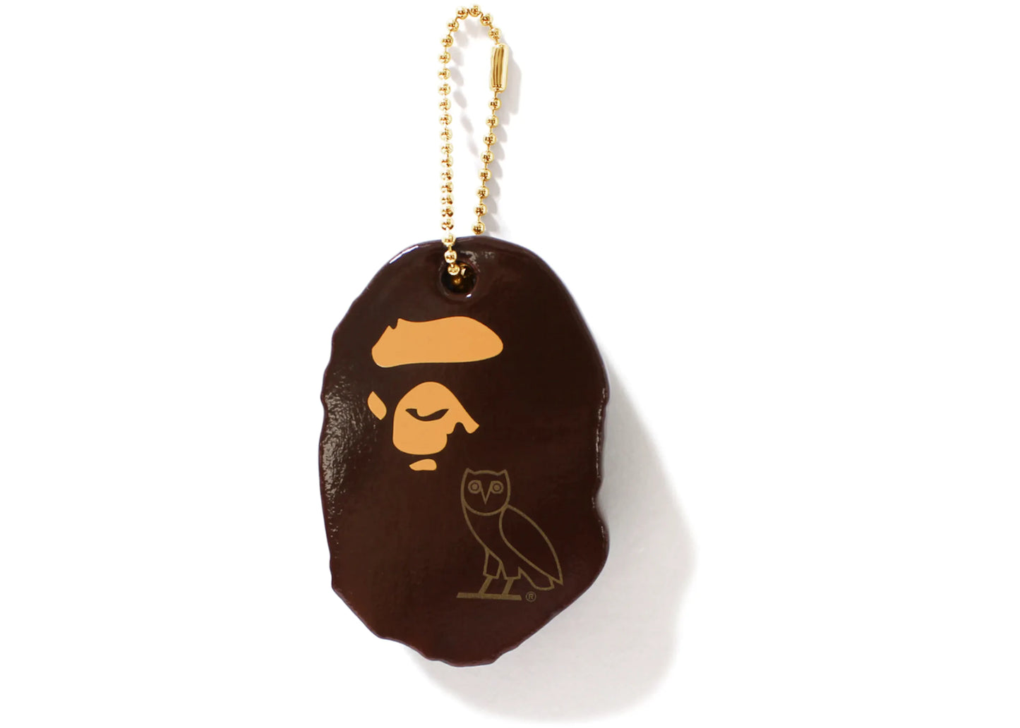 BAPE x OVO Keychain Brown