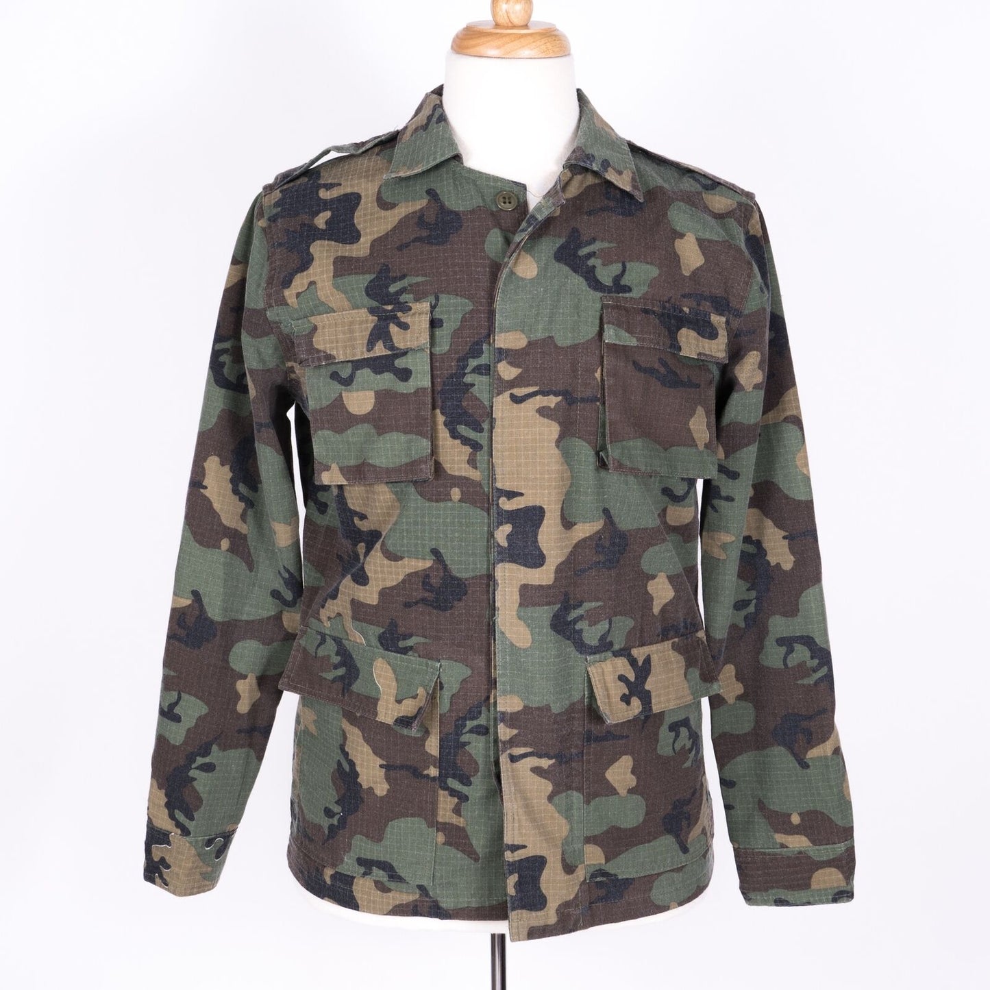Kanye West Life of Pablo Camouflage Green Button Up Jacket