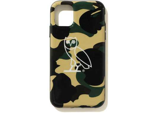 BAPE x OVO 1st Camo Iphone 11 Pro case Yellow