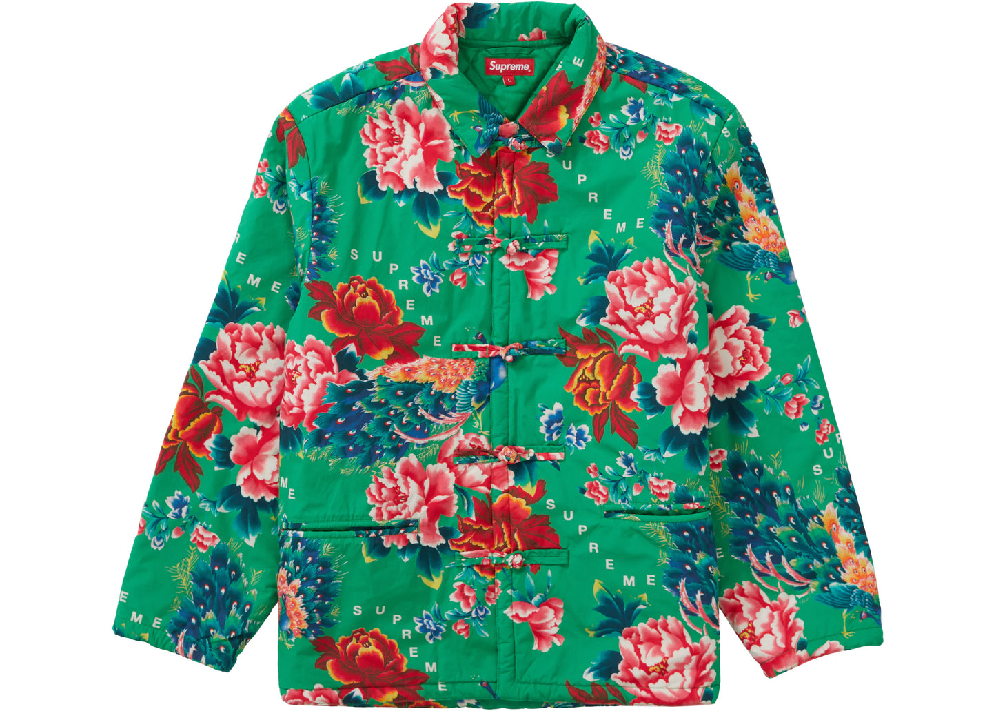 Supreme Peacock Jacket Bright Green