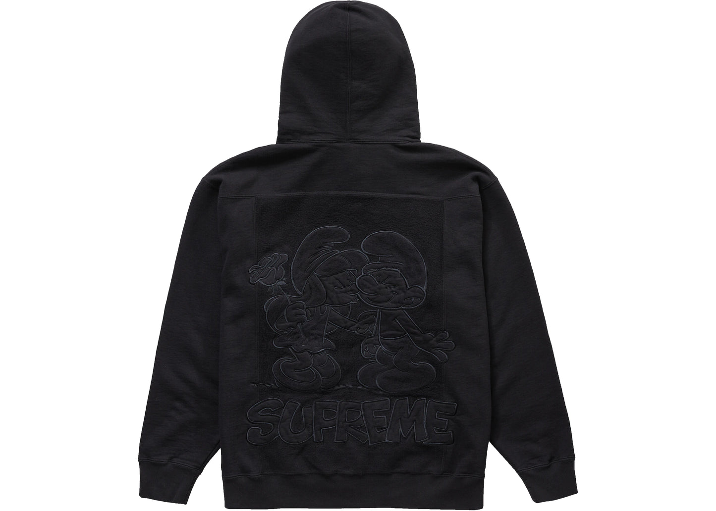 Supreme Smurfs Hooded Sweatshirt Black