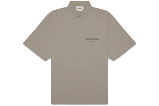 Fear of God Essentials Short Sleeve Boxy Polo Taupe