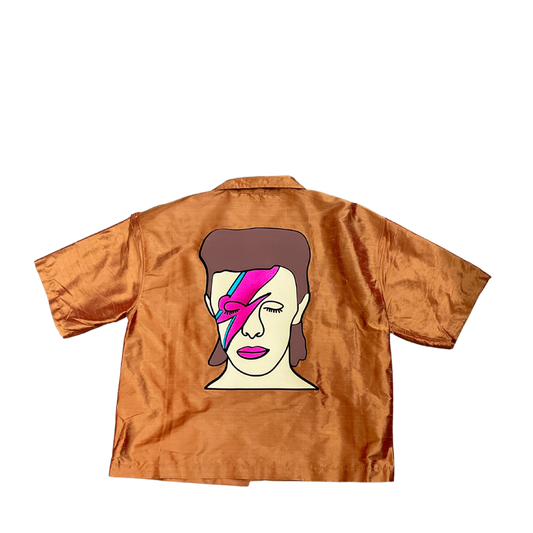Mood Art Dept. David Bowie Shirt Bronze