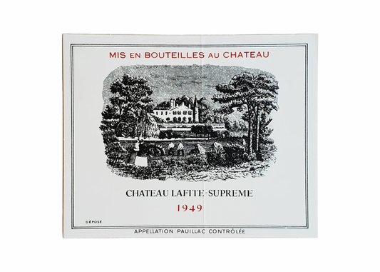 Supreme Chateau Wine Sticker FW16