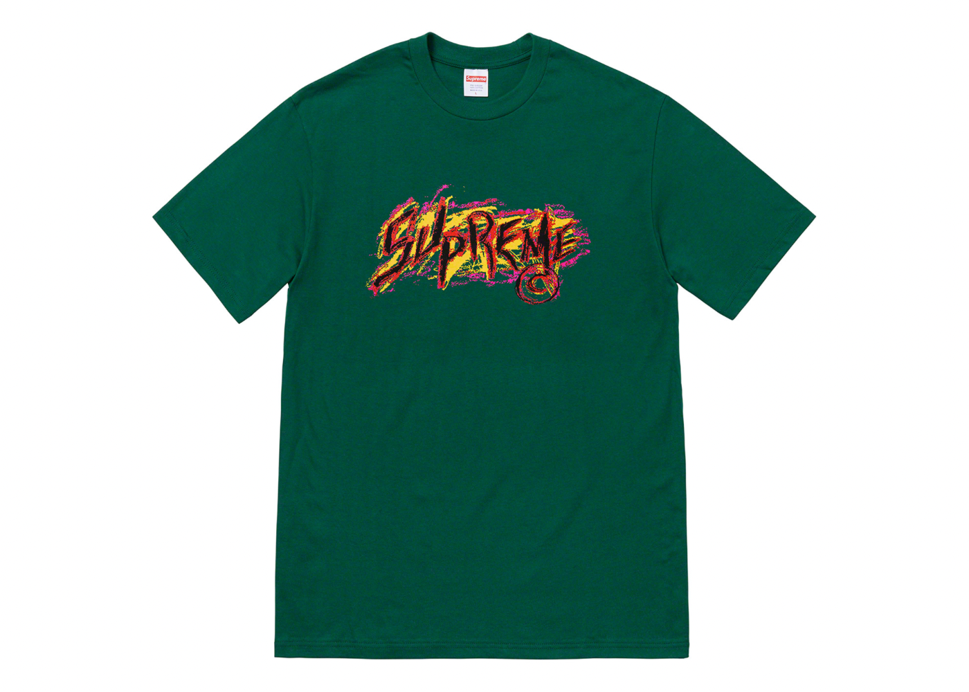 Supreme Scratch Tee Dark Green