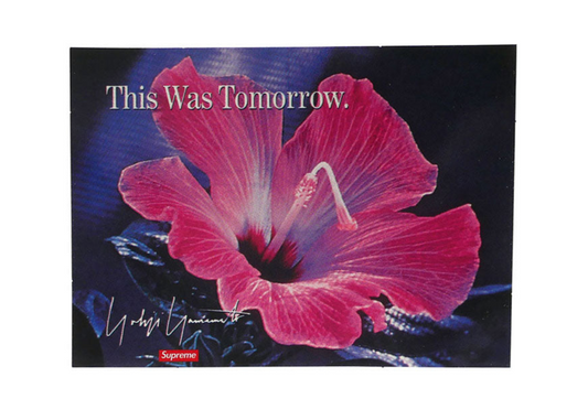 Supreme Yohji Yamamoto This Was Tomorrow Sticker FW20