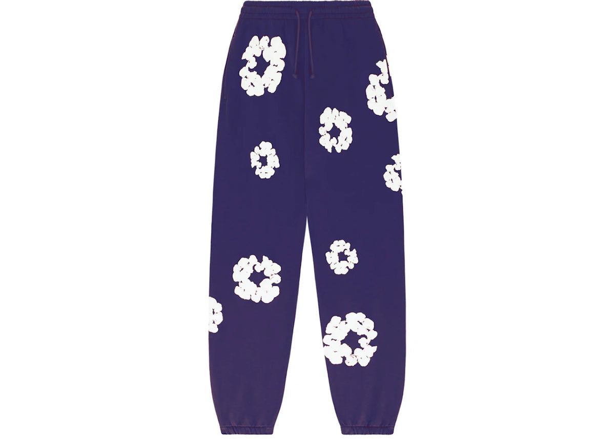 DENIM TEARS THE COTTON WREATH SWEATPANTS PURPLE FW23