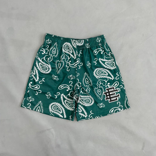 ERIC EMANUEL EE BASIC SHORT GREEN PAISLEY