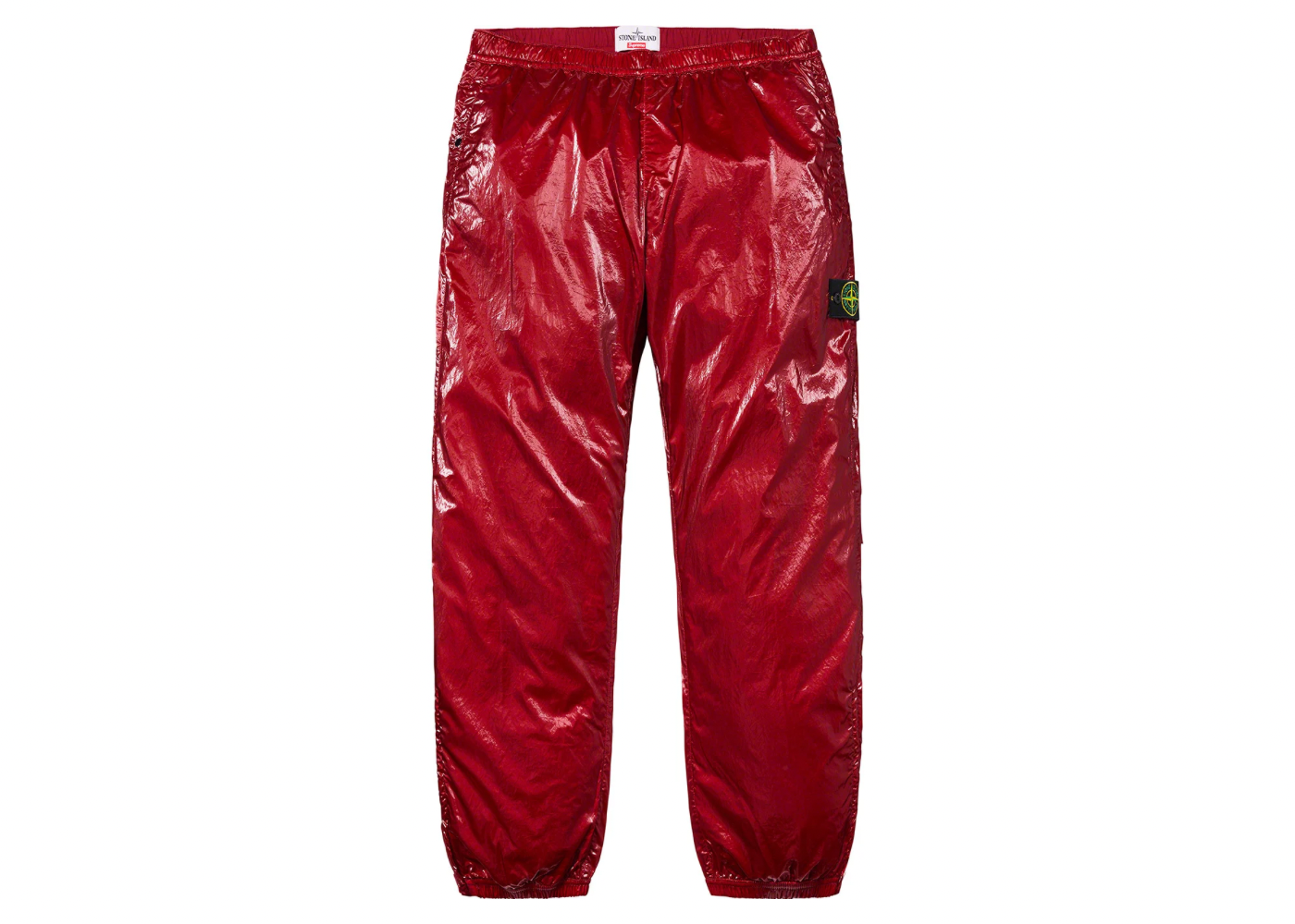 Supreme Stone Island New Silk Light Pant Red