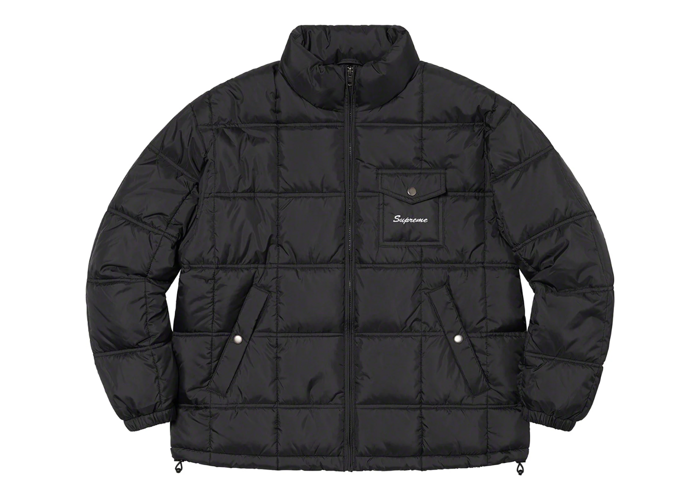 Supreme Iggy Pop Puffy Jacket Black