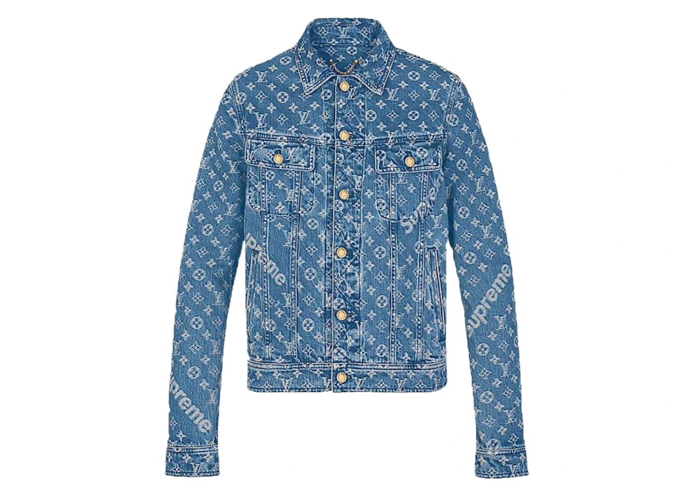 Lv supreme cheap denim jacket