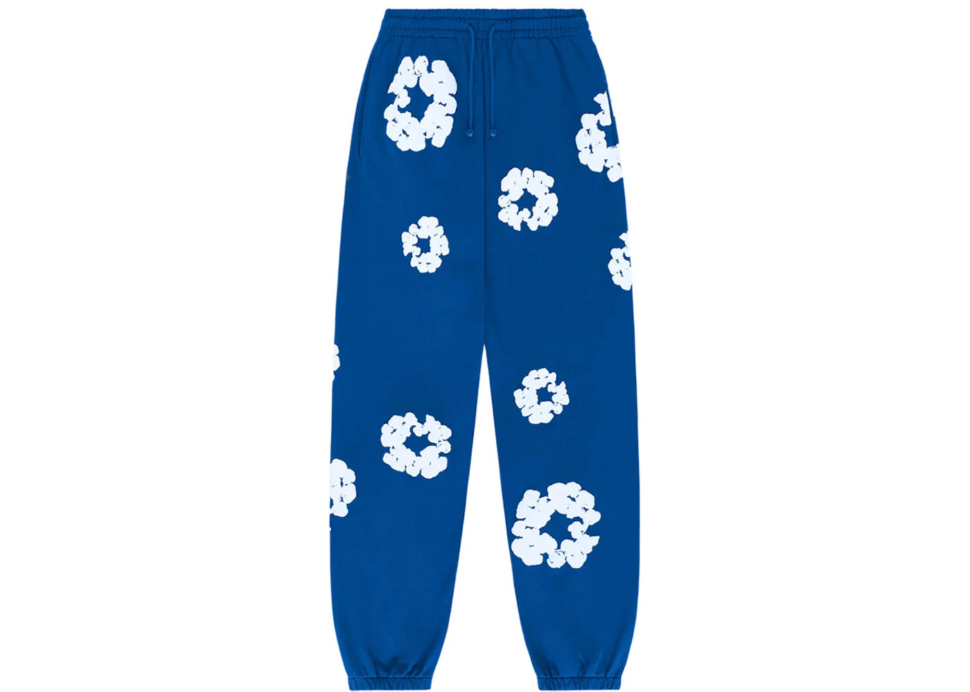 DENIM TEARS THE COTTON WREATH SWEATPANTS BLUE FW23