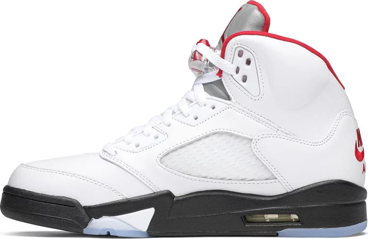 Jordan 5 Retro Fire Red Silver Tongue 2020