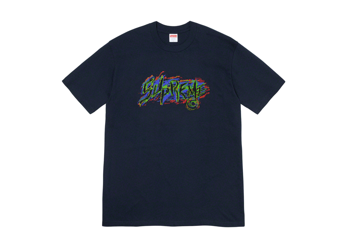 Supreme Scratch Tee Navy