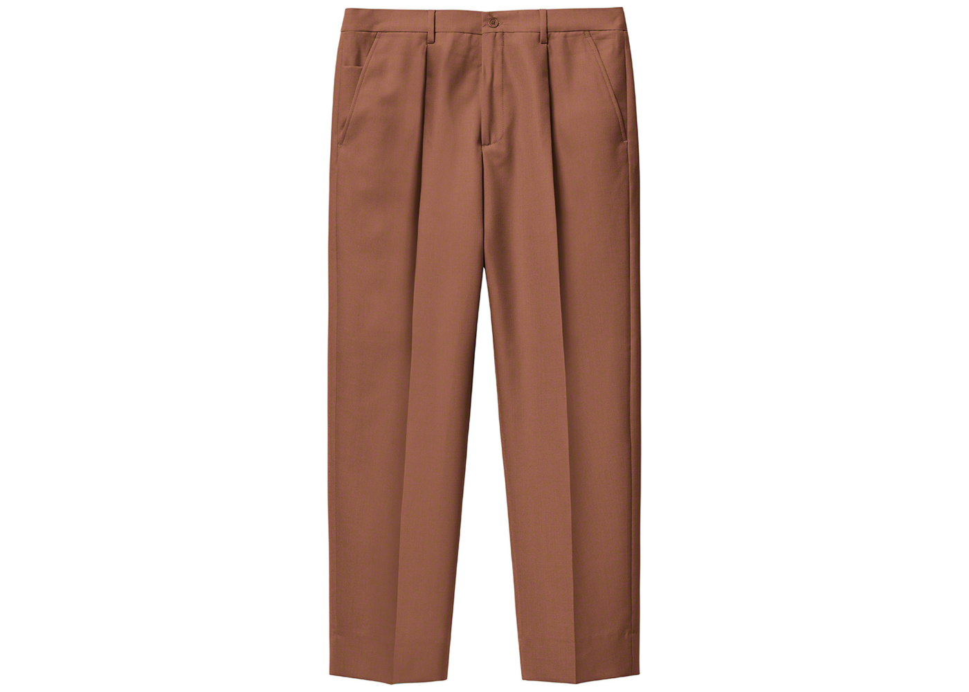 Supreme Pleated Trouser Brown