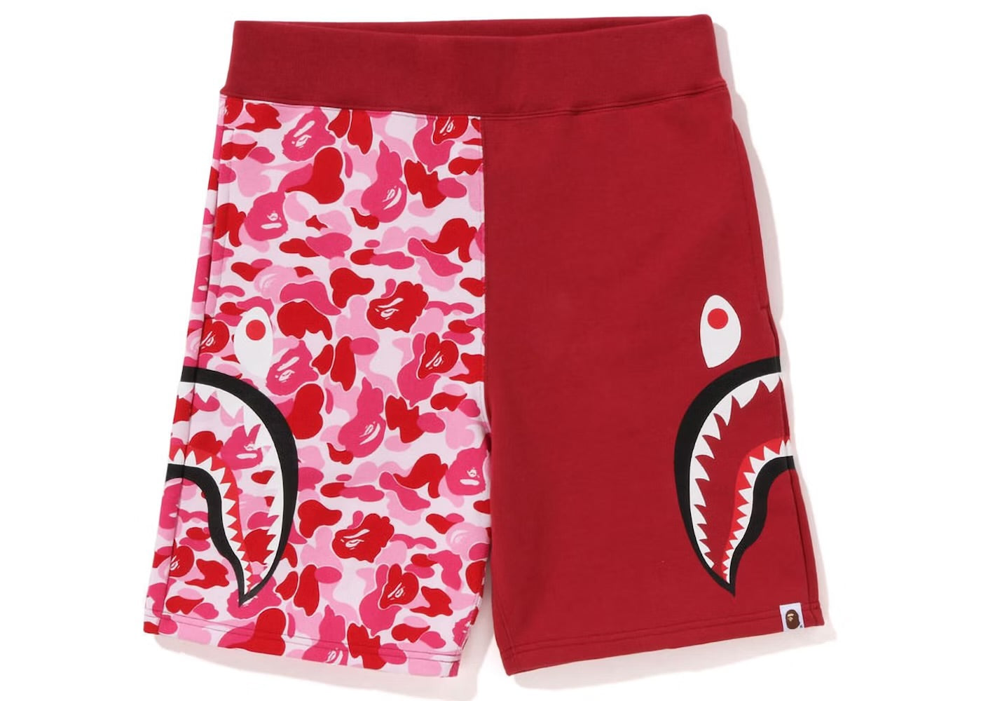 BAPE ABC Camo Side Shark Sweat Shorts