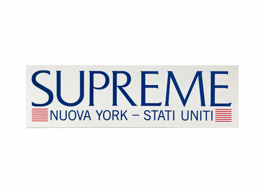 Supreme Nuova York Sticker FW20