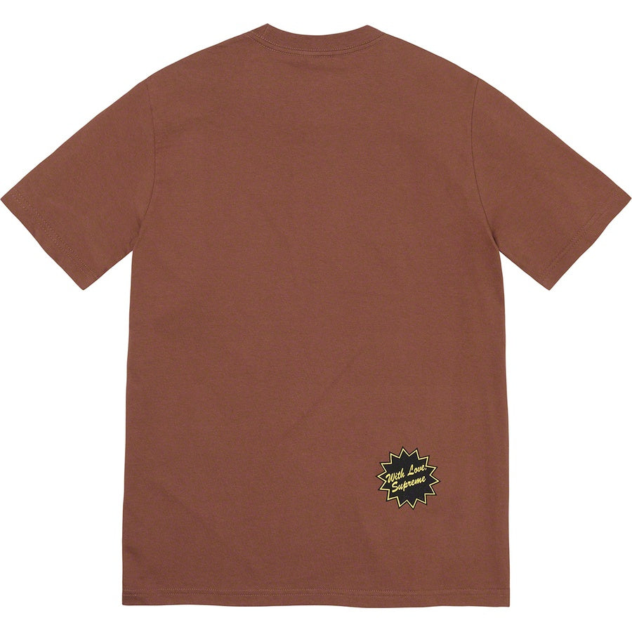 Supreme Jamie Reid Anarchy Tee Brown