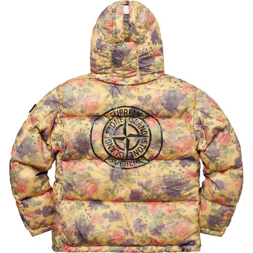 Supreme Stone Island Lamy Cover Stampato Puffy Jacket Copper