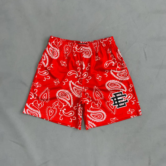 ERIC EMANUEL EE BASIC SHORT RED PAISLEY