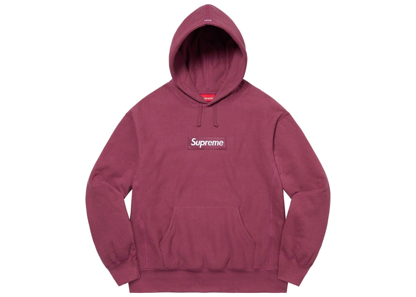 Supreme Box Logo Hooded Sweatshirt FW21 Plum #