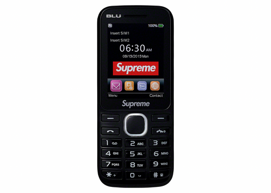 Supreme BLU Burner Phone Black