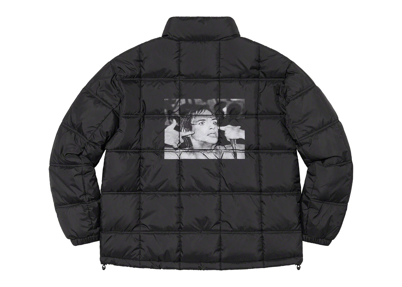 Supreme Iggy Pop Puffy Jacket Black