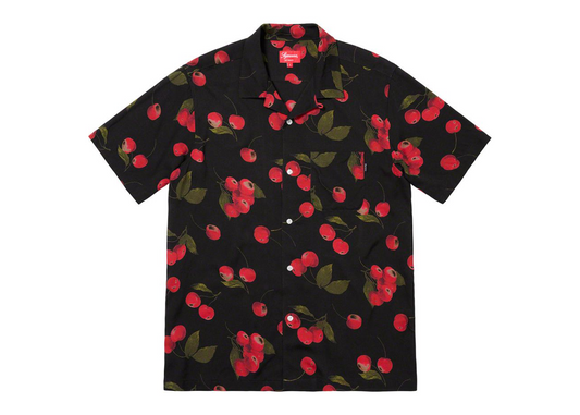 Supreme Cherry Rayon S/S Shirt Black