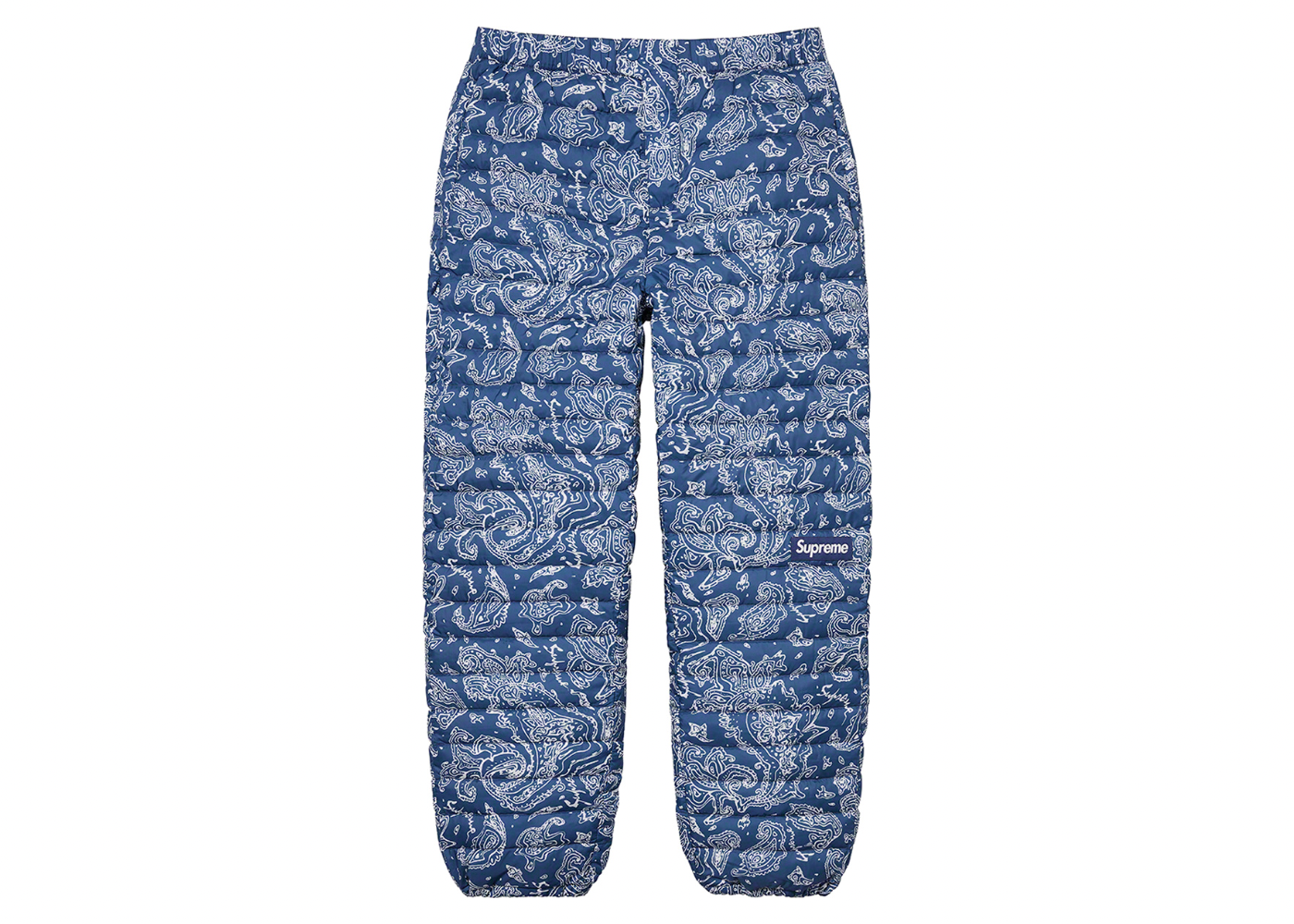 Supreme Micro Down Pant FW22 Blue Paisley #