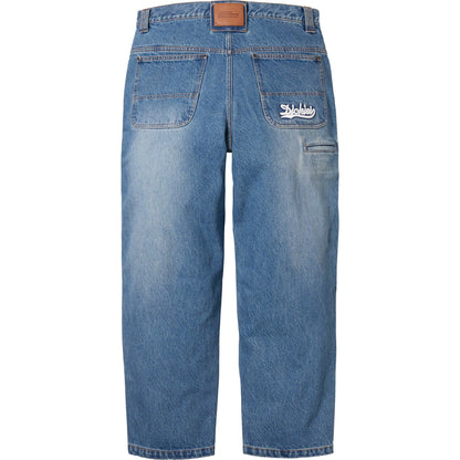 Supreme Dickies Double Knee Baggy Jean Washed Indigo