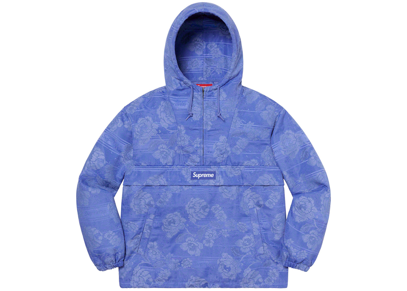 Supreme Floral Tapestry Anorak Blue
