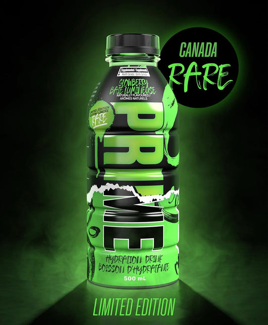 Prime Hydration Glowberry Limited Edition Rare 500ml