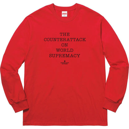 Supreme Undercover / Public Enemy Counterattack LS Tee Red Large SS18