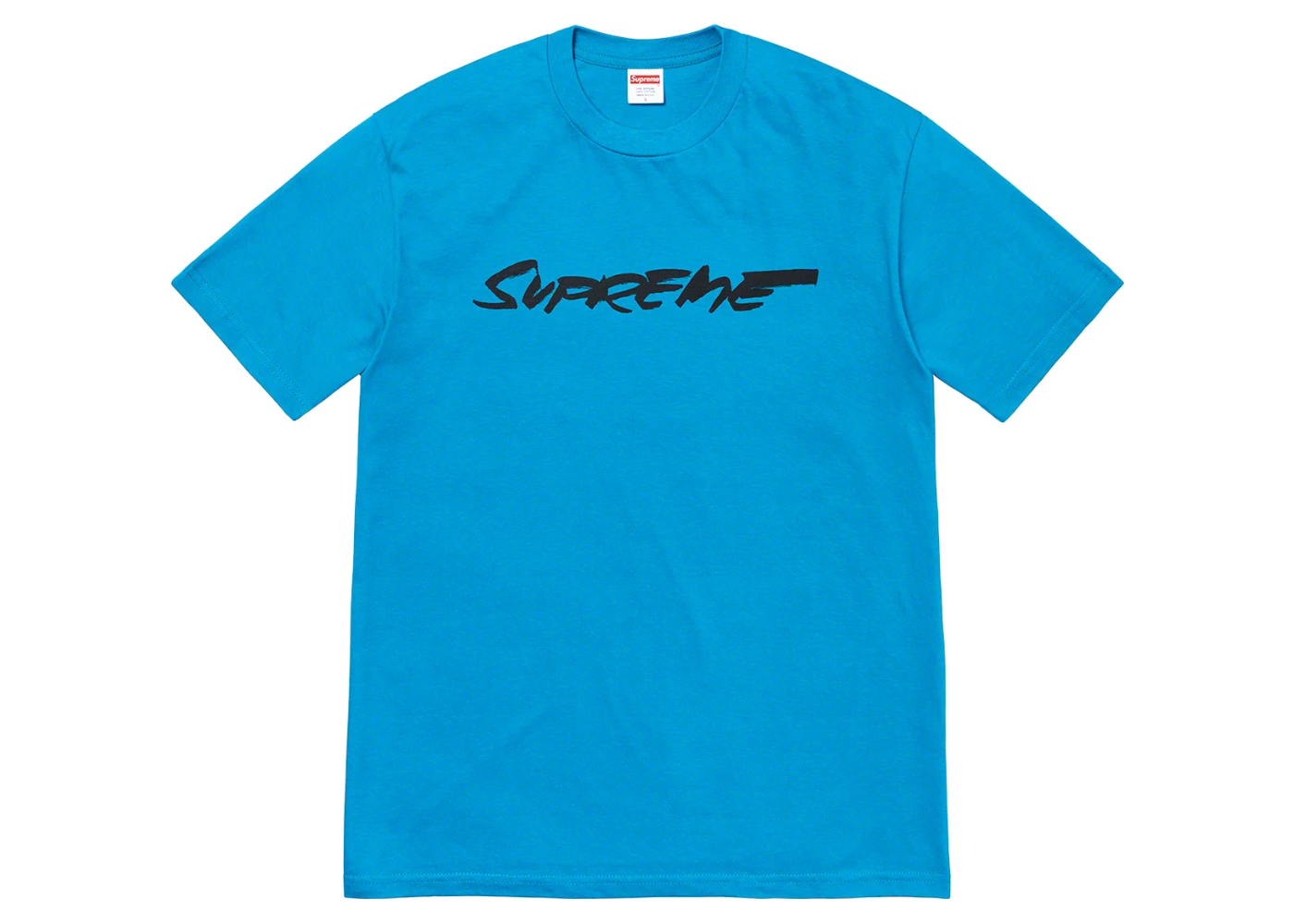 Supreme Futura Logo Tee Bright Blue