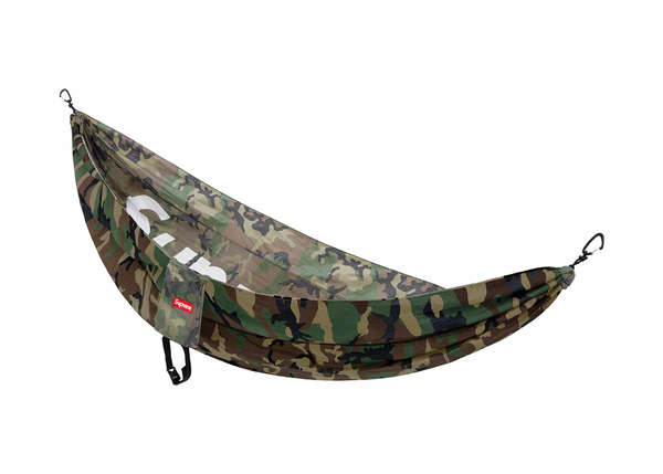 Supreme / ENO® DoubleNest® Hammock Supreme ENO DoubleNest Hammock Woodland Camo – Mood Toronto