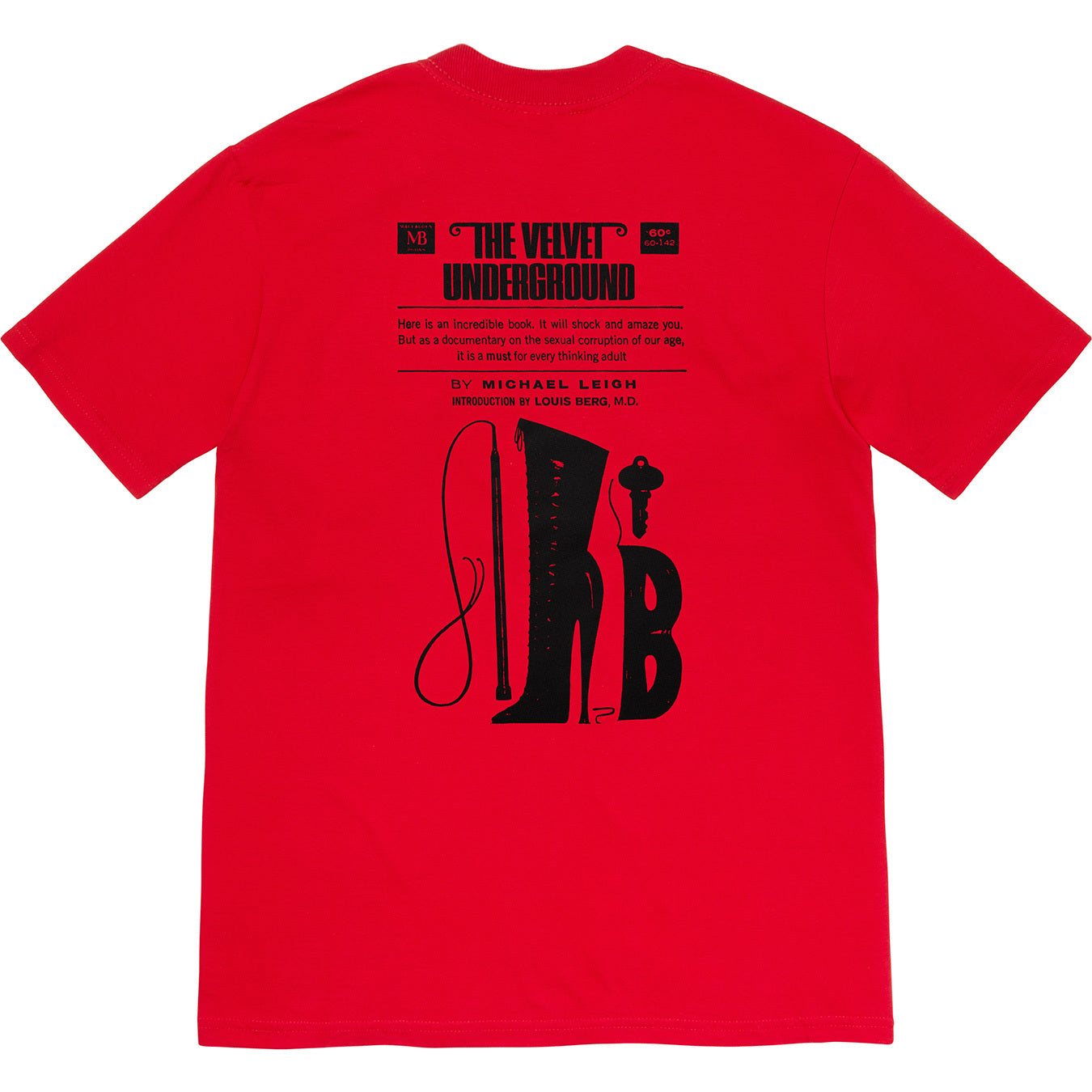 Supreme The Velvet Underground Tee Red