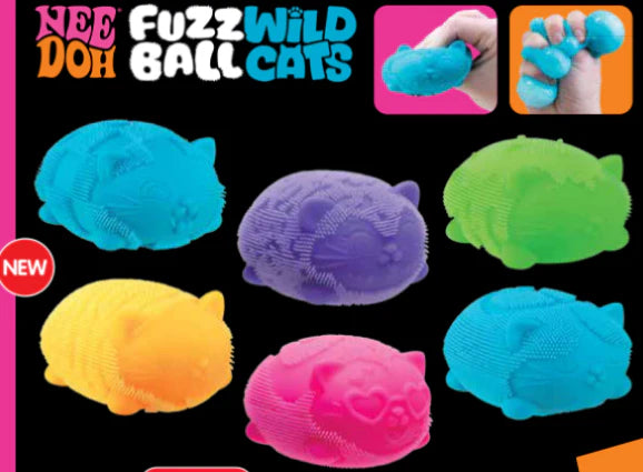 Nee Doh Fuzz Ball Wild Cats
