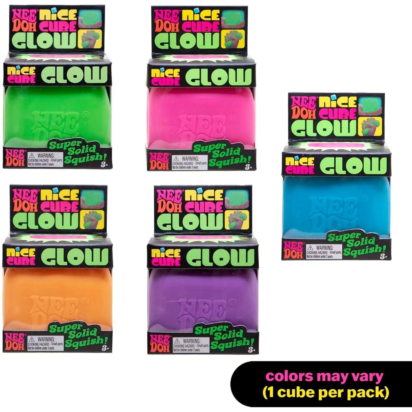 Nee Doh Nice Cube Glow