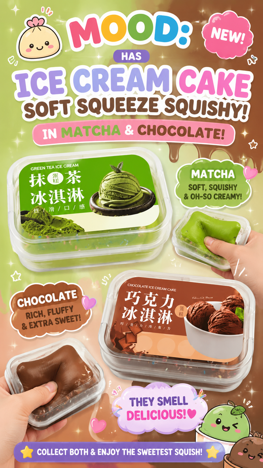 Ice Cream Cake Soft Squeeze Squishy