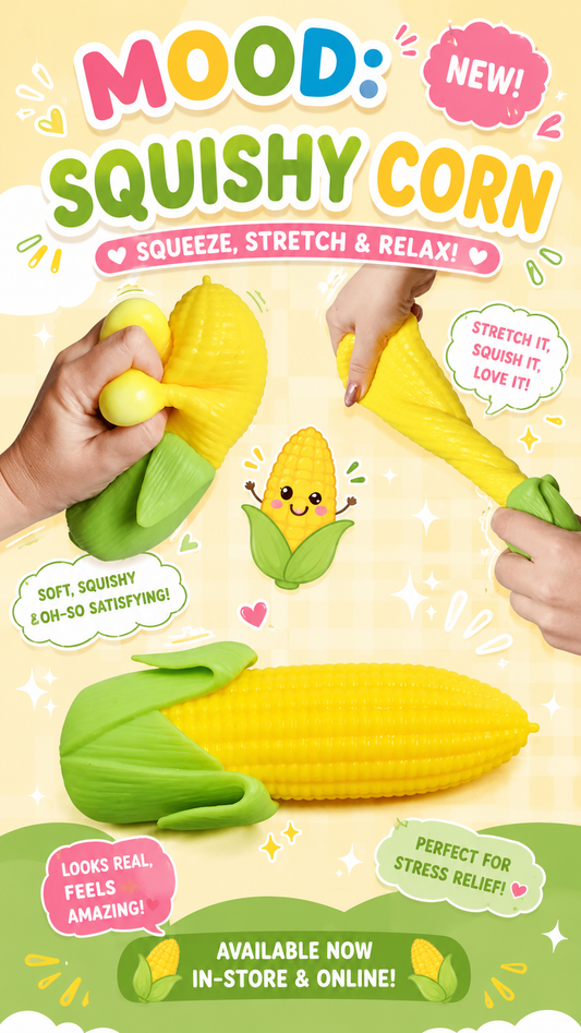 Toymendous Squishy Corn On The Cob