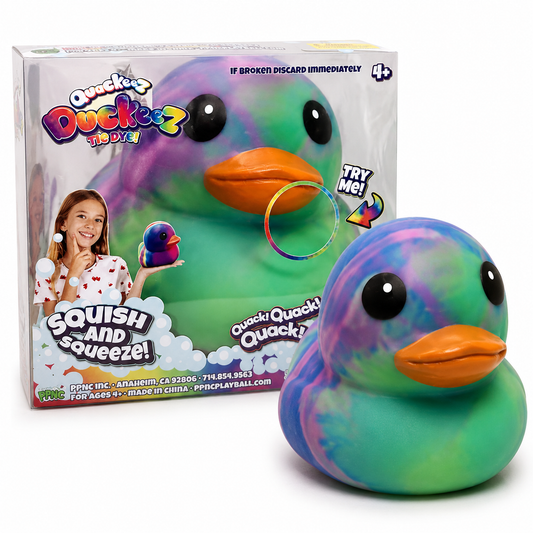 Quackeez Duckeez Tie Dye Jumbo Duck