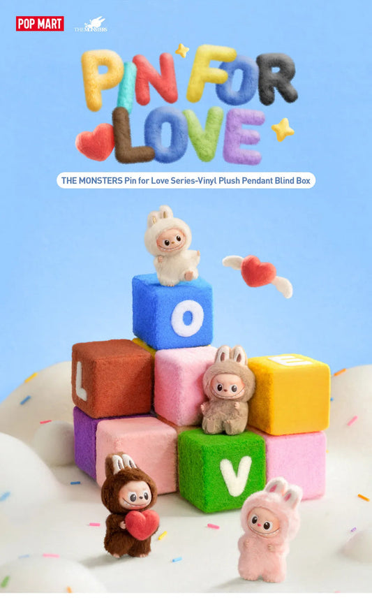 Popmart Labubu Pin For Love