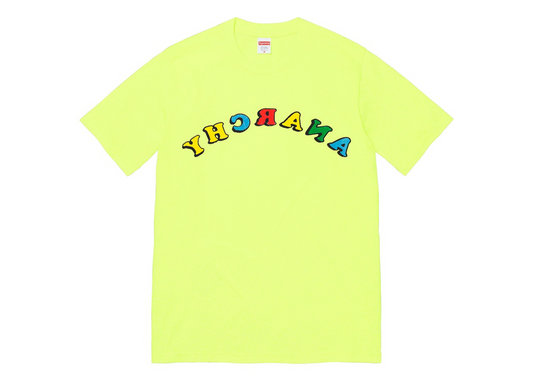 Supreme Jamie Reid Anarchy Tee Bright Yellow