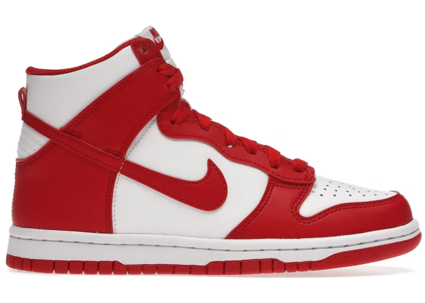 GS Nike Dunk High Championship White Red %