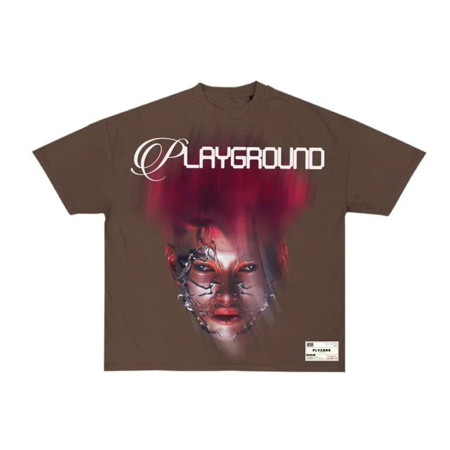 PLAY GROUND Scarface Brown T-Shirt