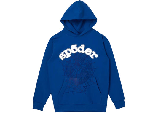 Sp5der Websuit Hoodie Blue
