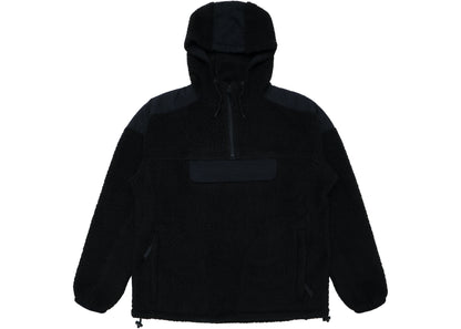Supreme Polartec Hooded Half Zip Pullover Black #
